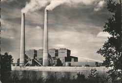 Porcheville Thermal Power Plant (Seine-et-Oise) Postcard