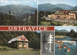 Views of Ostravice, Czech Republic Postcard