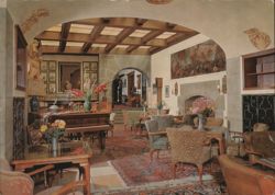 Interior of Hotel Eisenhut, Rothenburg ob der Tauber Postcard