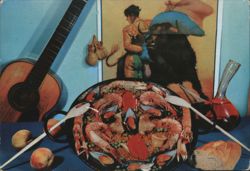 Paella, Spanish Cuisine Postcard