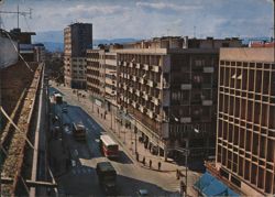Ul. Djuro Salaj Street Scene, Skopje Postcard