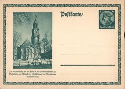 Garnisonkirche Potsdam, Reichstag Opening Commemoration Postcard
