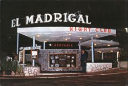 El Madrigal - Night Club Postcard