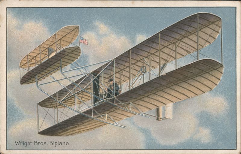 Wright Bros. Biplane Aircraft