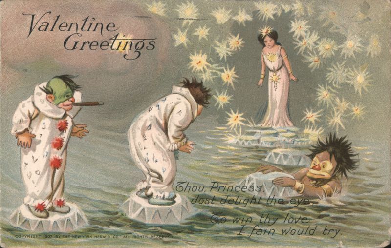 Valentine Greetings with Little Nemo Characters & Princess