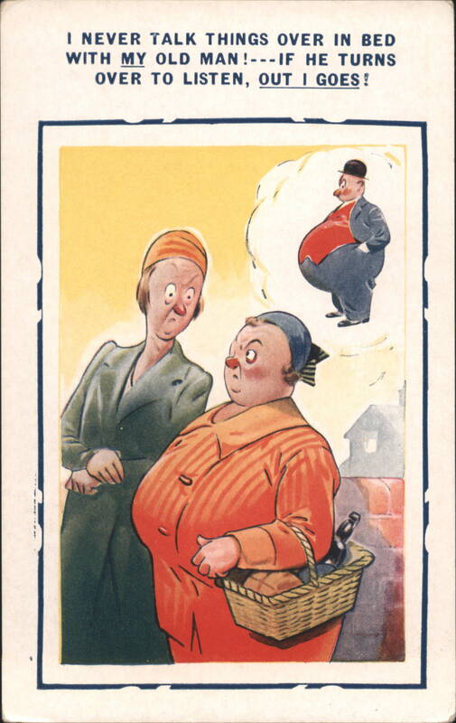 Comic: I Never Talk Things Over in Bed with My Old Man