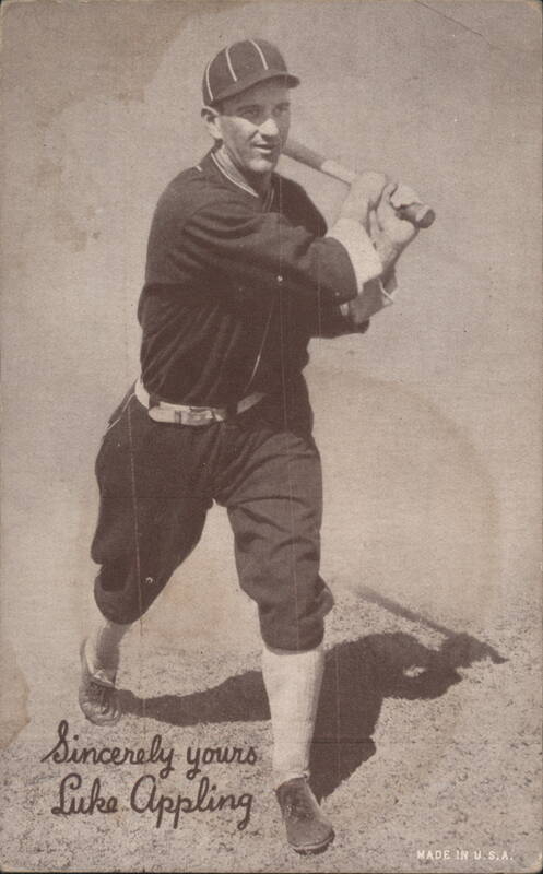 Luke Appling Baseball Player in Batting Stance