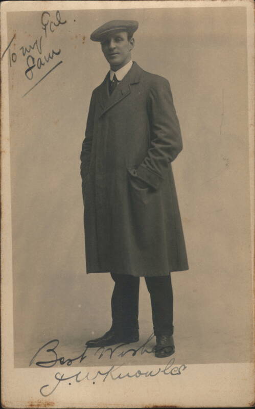 Theatre Actor Signed J.W. Knowles Actors