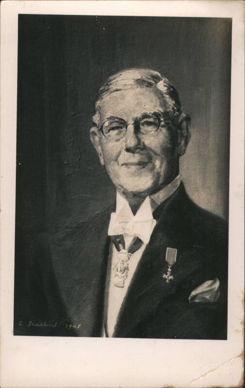 Fred Russell Signed Portrait - Season's Greetings 1948
