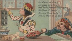 Queen of Hearts Making Tarts with Swift's Premium Oleomargarine Postcard