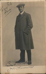 Theatre Actor Signed J.W. Knowles Postcard