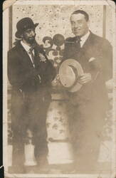 British Vaudeville Act "Dent and Downie" 1913 Postcard