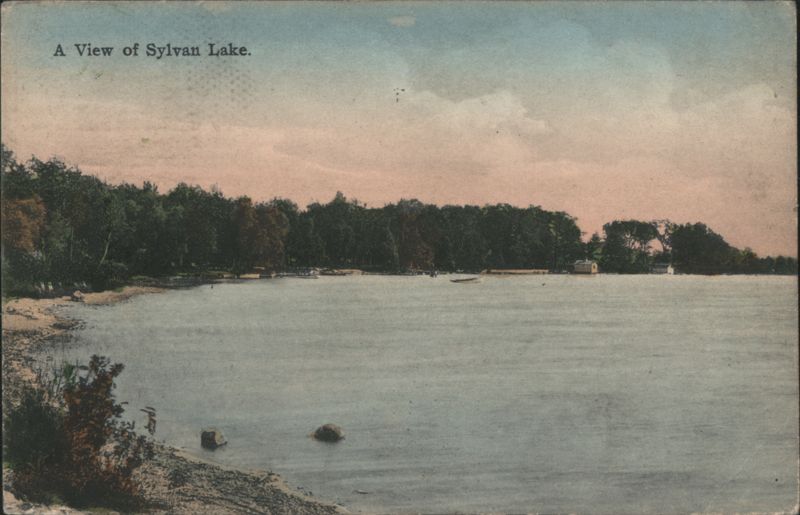 A View of Sylvan Lake Michigan