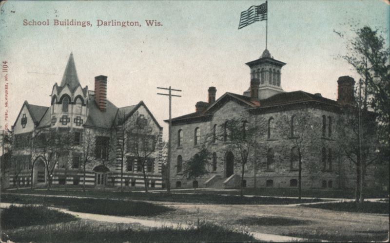 School Buildings, Darlington, Wisconsin