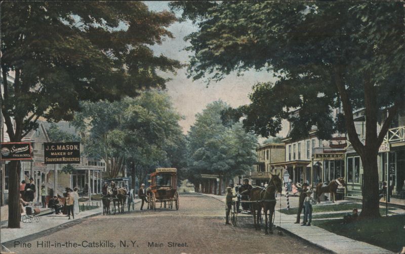 Main Street, Pine Hill, Catskills, NY New York