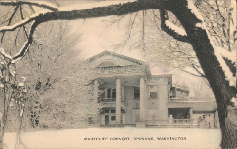 Marycliff Convent, Spokane, WA - Snow-covered Trees Washington
