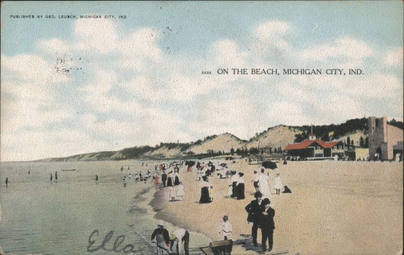 On the Beach, Michigan City Indiana