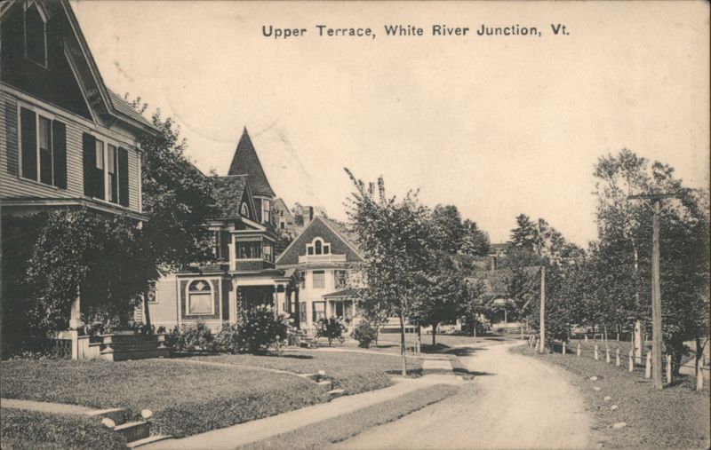 Upper Terrace, White River Junction, VT residential street Vermont