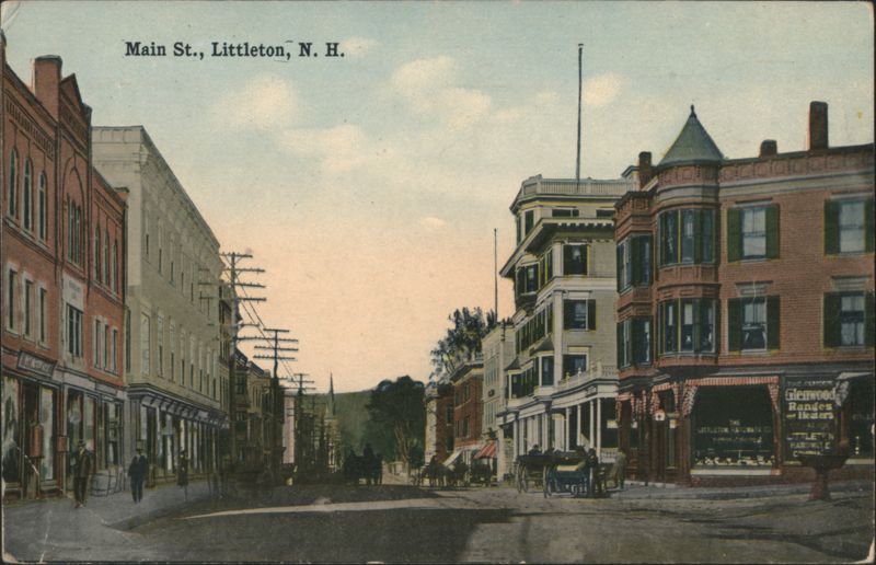 Main Street, Littleton, NH - Horse-drawn Carriages New Hampshire