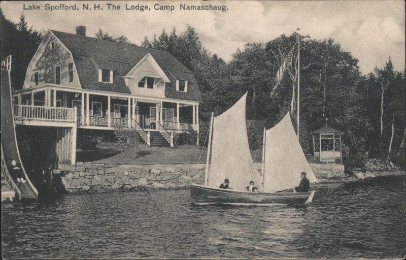 Lake Spofford, NH, The Lodge, Camp Namaschaug Chesterfield New Hampshire