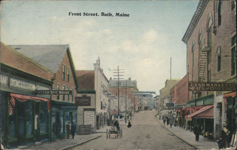 Front Street, Bath, Maine