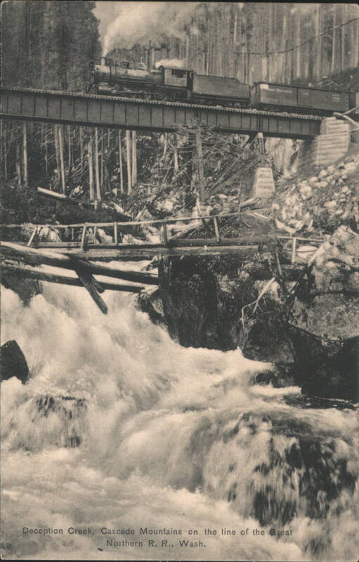 Deception Creek, Cascade Mountains, Great Northern R.R. Washington
