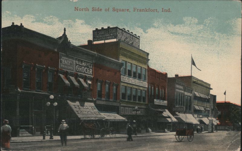 North Side of Square, Frankfort, IN Indiana