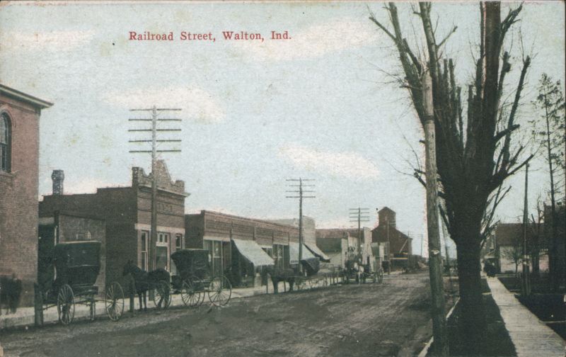 Railroad Street, Walton, IN Indiana