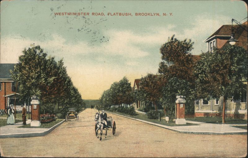 Westminster Road, Flatbush, Brooklyn, NY Street Scene New York