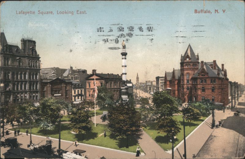 Lafayette Square, Looking East, Buffalo, NY New York