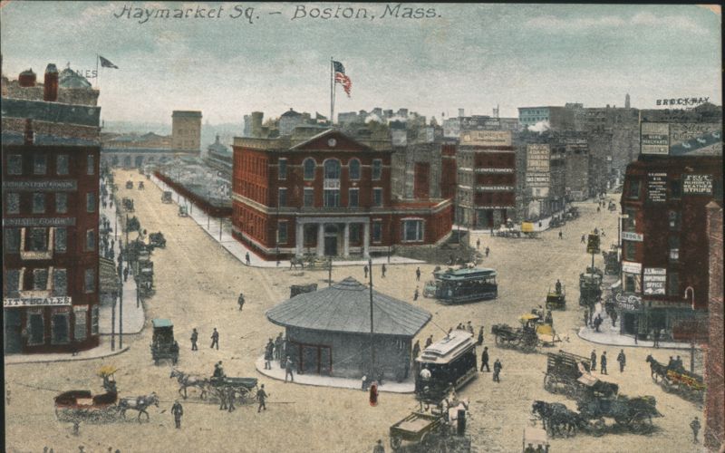 Haymarket Sq. Boston Massachusetts
