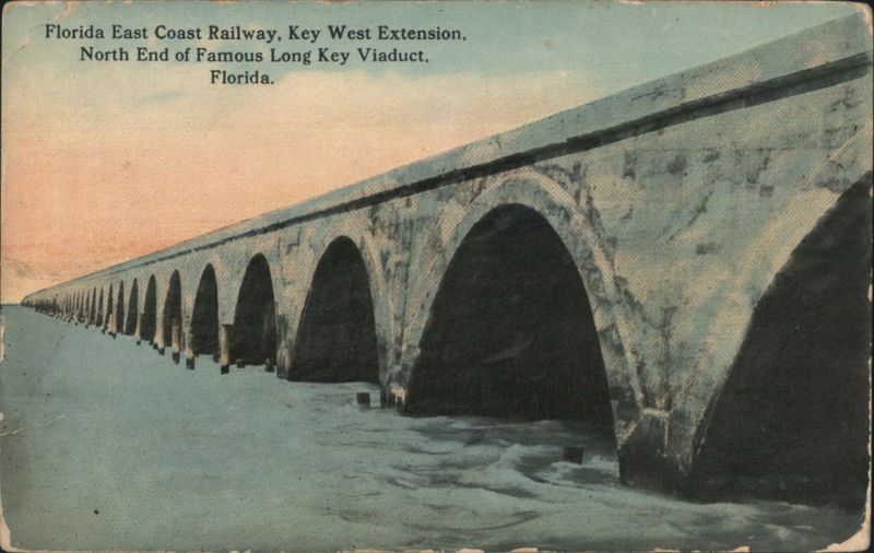 Florida East Coast Railway Long Key Viaduct, FL