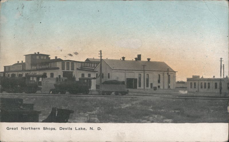 Great Northern Shops, Devils Lake, ND North Dakota