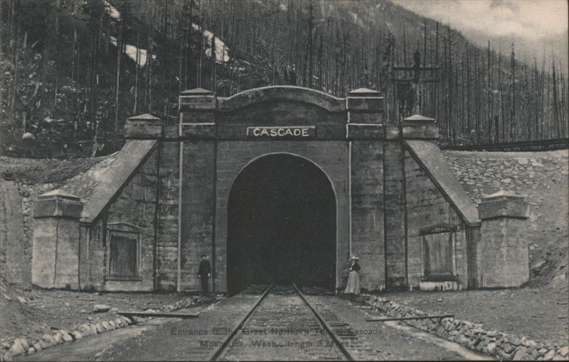 Great Northern Cascade Tunnel Entrance, Washington Wellington