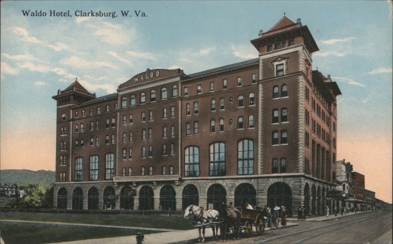 Waldo Hotel, Clarksburg, W. Va. West Virginia