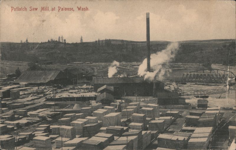 Potlatch Saw Mill Palouse Washington