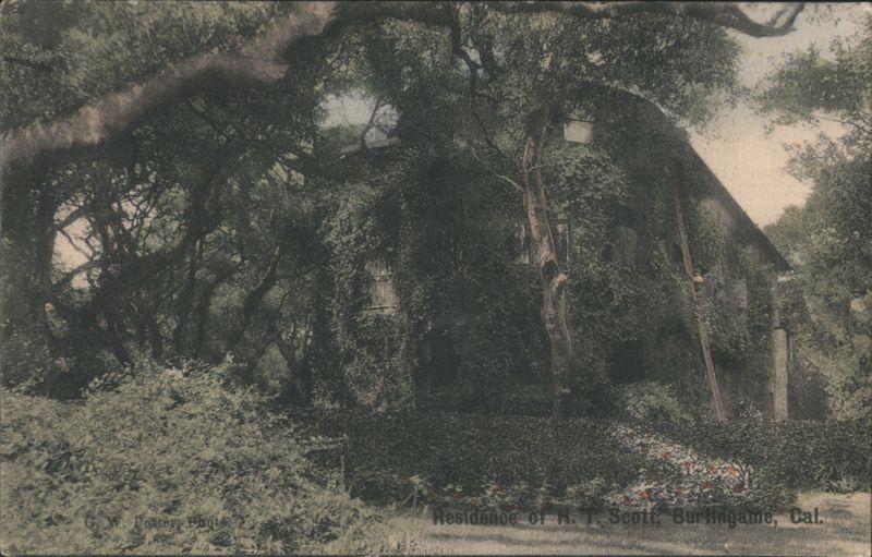 Residence of H. T. Scott, Burlingame, CA California