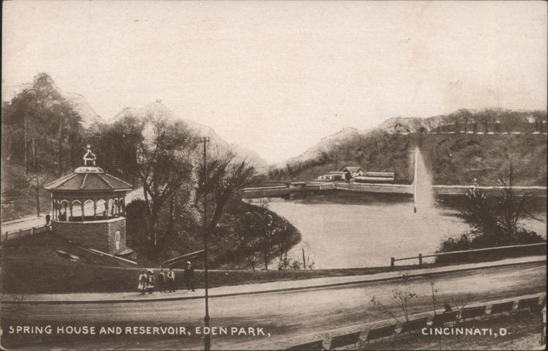 Spring House and Reservoir, Eden Park Cincinnati Ohio
