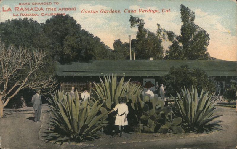 Cactus Gardens, Casa Verdugo Glendale California
