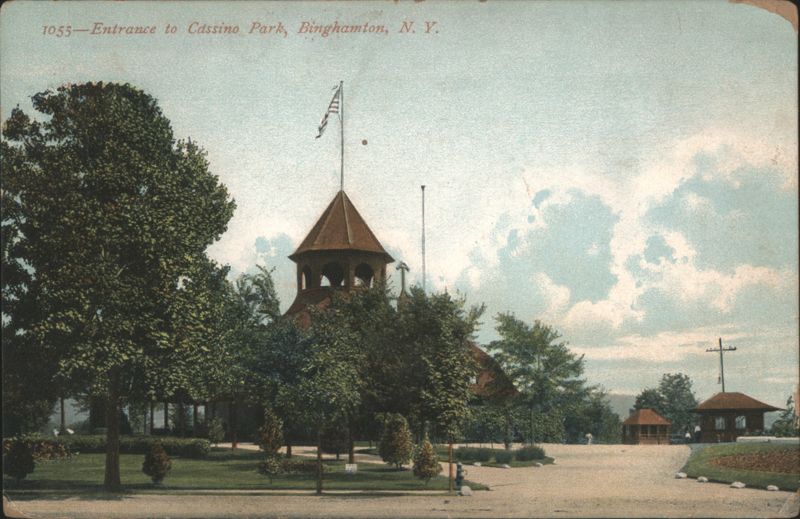 Entrance to Casino Park Binghamton New York