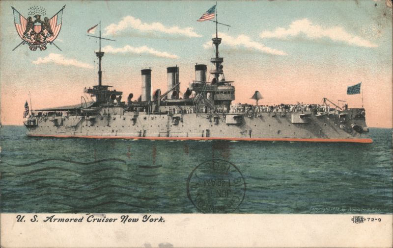U. S. Armored Cruiser New York Ships