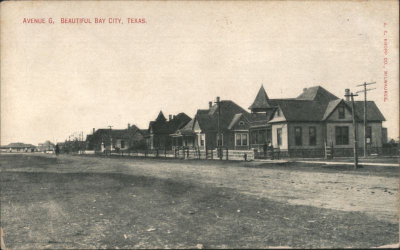 Avenue G, Beautiful Bay City, Texas