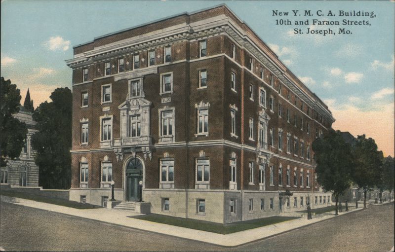 New Y. M. C. A. Building, 10th and Faraon Streets St. Joseph Missouri