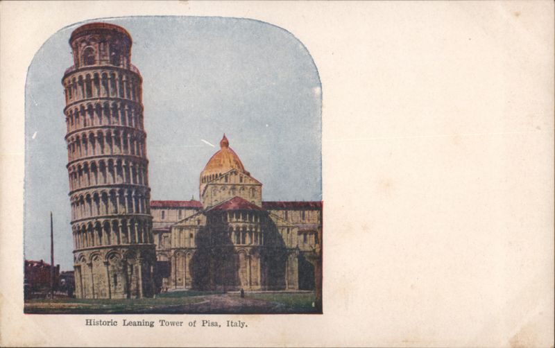 Historic Leaning Tower of Pisa Italy