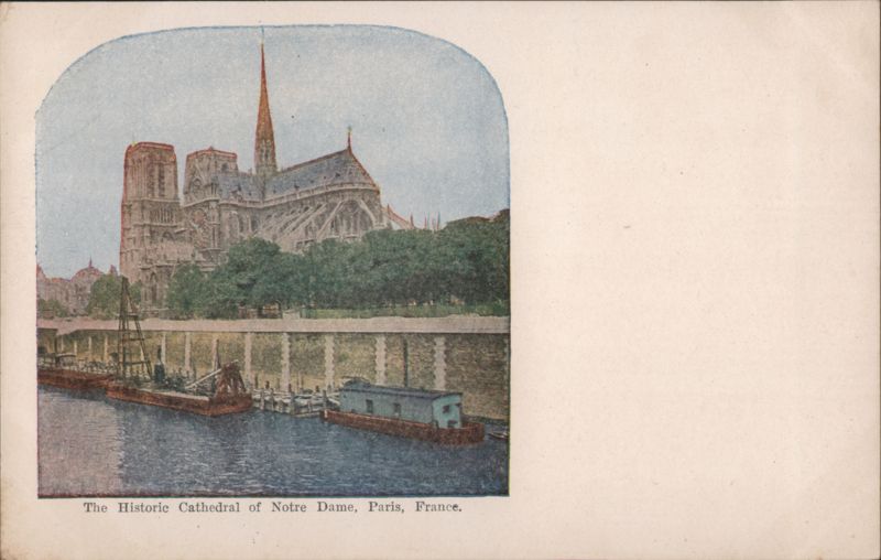 Historic Notre Dame Cathedral, Paris, France