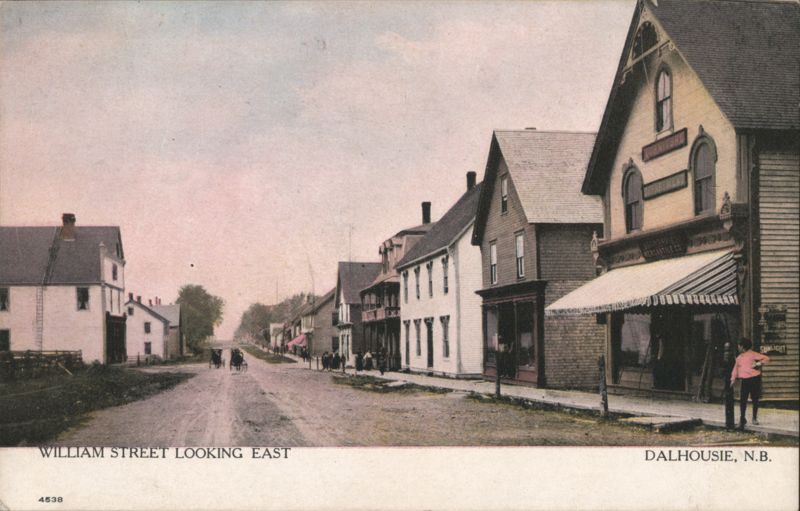 William Street Looking East Dalhousie NB Canada New Brunswick