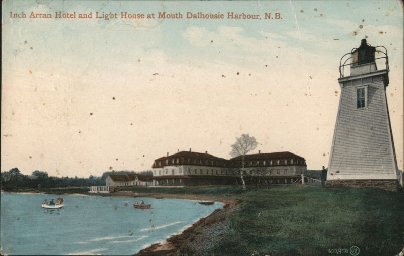 Inch Arran Hotel & Light House, Dalhousie Harbour, NB Canada