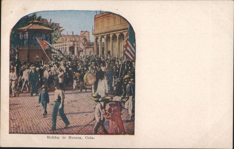 Holiday Parade in Havana, Cuba