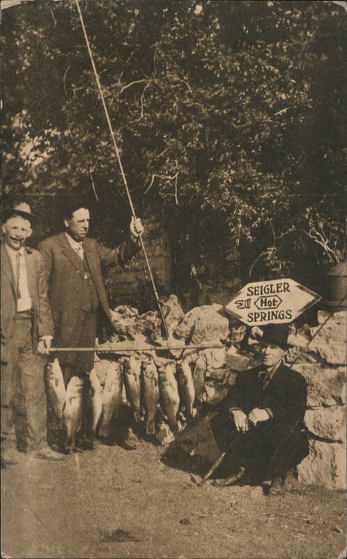Fishermen with Black Bass Catch, Seigler Hot Springs California