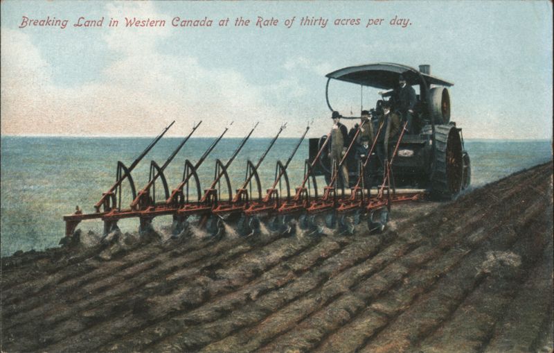 Breaking Land in Western Canada at 30 Acres Per Day